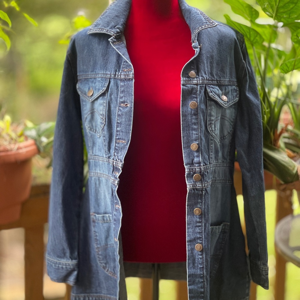 SAIX Woman, long sleeve Jean Jacket , Medium size
